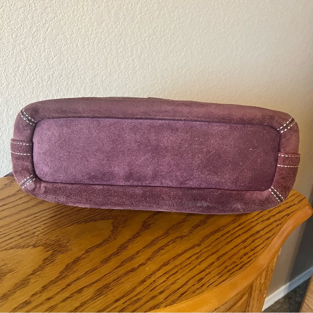Coach Purple Shoulder Bag - Picture 3 of 9